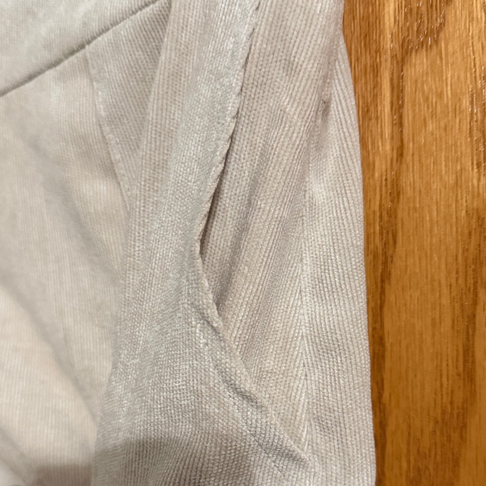 Hem & Thread Light Beige Button-Front Ruffle Skirt - Picture 5 of 9